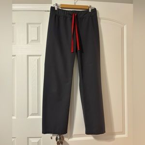 Figs high waisted Livingston basic scrub pants - size small petite charcoal